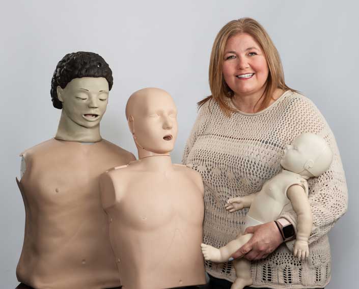Owner/Operator Lorraine Fisher of The First Aid Training Junction