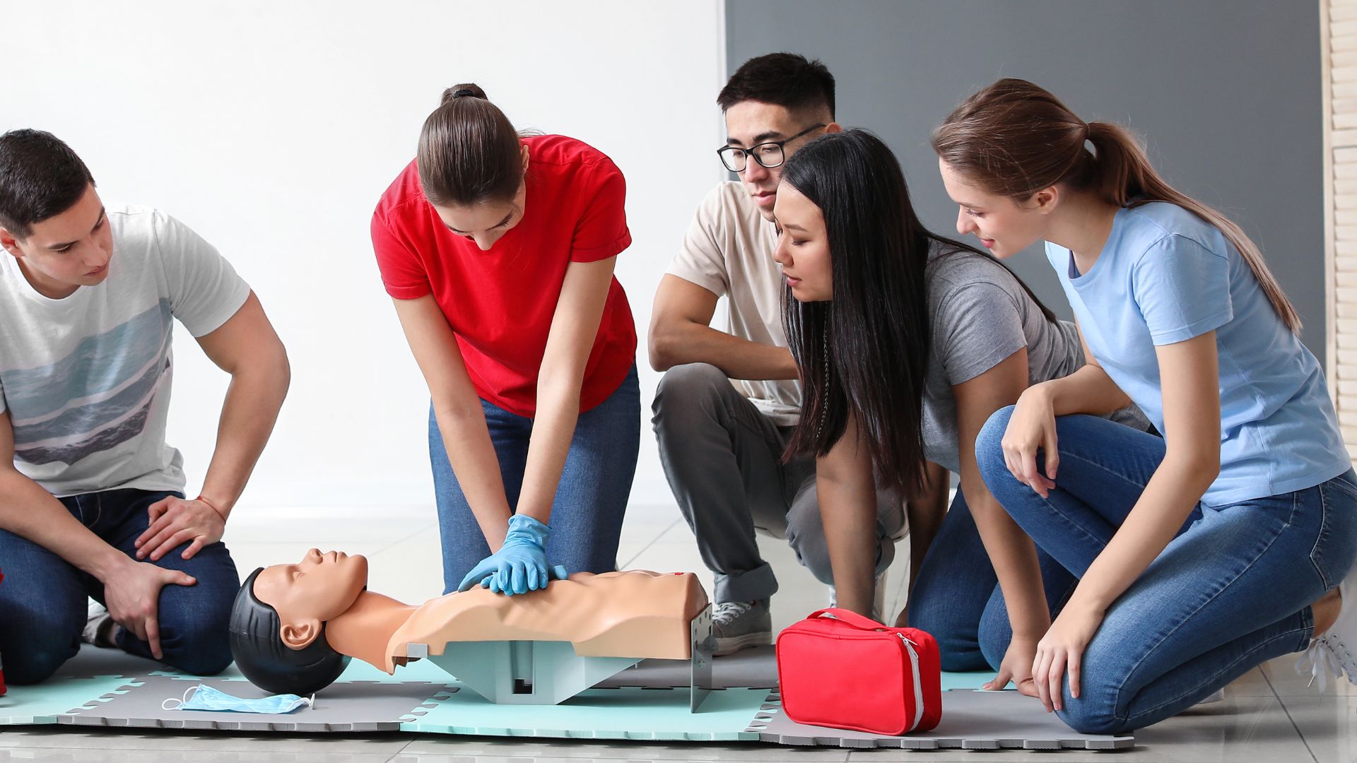 CPR training class photo